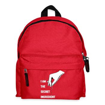 Funny Chef Head Chef Baker Kitchen Chef Uniform Me - Kids' Backpack - red - Front