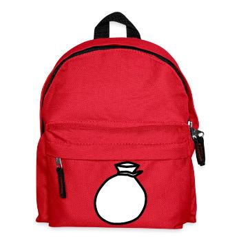 backpack suitcase rucksack bag aktenkoffer36 - Kinder Rucksack - Rot - Vorne