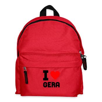 J'aime Gera ville natale idée cadeau - Sac à dos Enfant - rouge - Devant