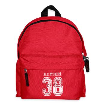 38 Kayseri Turkish license plate as a gift - Kids' Backpack - red - Front