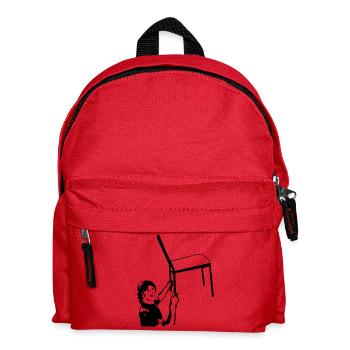 Stuhltanz - Schatzi schenk mir ein Foto - Kinder Rucksack - Rot - Vorne