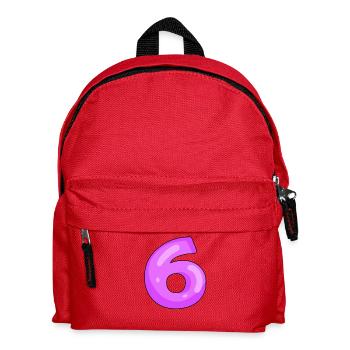 6 Lila - Sac à dos Enfant - rouge - Devant