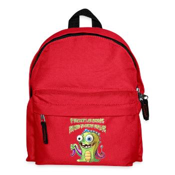 If you don't like Mondays, you need to change your - Kinder Rucksack - Rot - Vorne