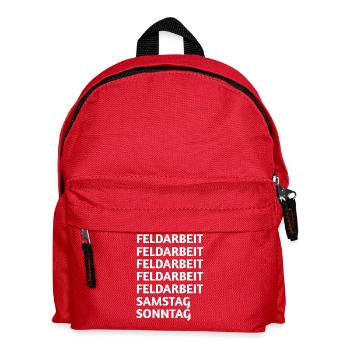 Field work - Kids' Backpack - red - Front