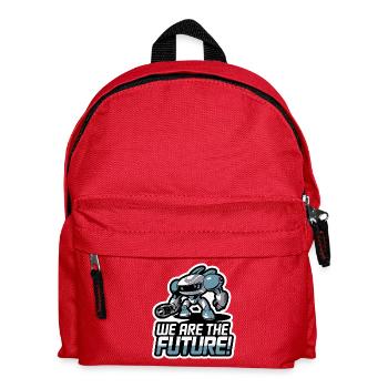 ROBOTER, WIR SIND DIE ZUKUNFT - Kinder Rucksack - Rot - Vorne