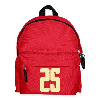 25 - Sac à dos Enfant - rouge - Devant