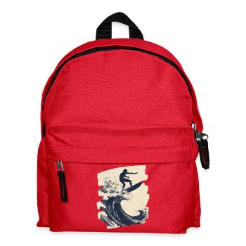 Surfeur Surf Planche de surf Surf - Sac à dos Enfant - rouge - Devant