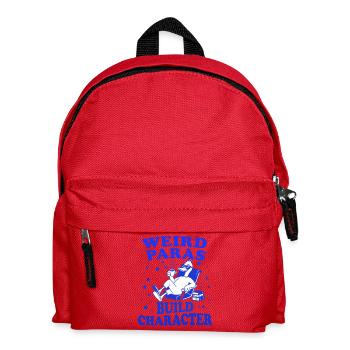 Weird Paras Build Personnage paraprofessionnel oie - Sac à dos Enfant - rouge - Devant