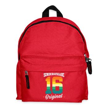 16 Anniversaire - Sac à dos Enfant - rouge - Devant