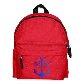 Anchor Bregenz Lake Constance Austria - Kids' Backpack - red - Front