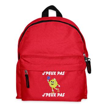 Ich kann nicht, ich habe ein Padel-Geschenk - Kinder Rucksack - Rot - Vorne