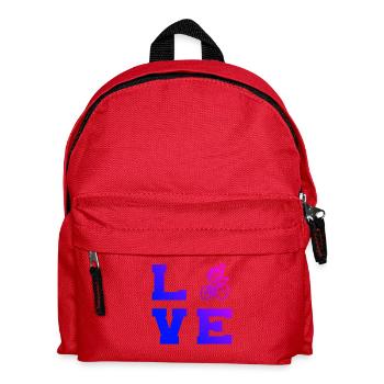 Roadbike Motiv für echte Liebhaber - Kinder Rucksack - Rot - Vorne