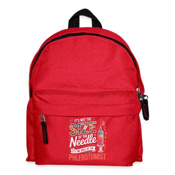 La taille ne compte pas : l’art phlébotomiste - Sac à dos Enfant - rouge - Devant