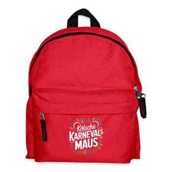 Cologne Carnival Mouse Cologne Carnival Cologne Mouse - Kids' Backpack - red - Front