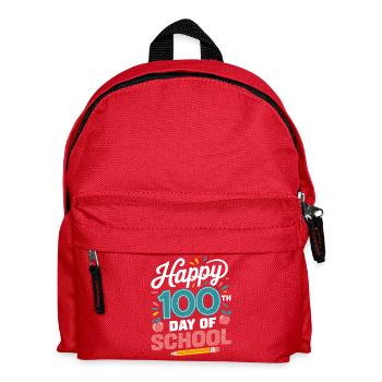 One Hundred Days of School Jubilation - Kids' Backpack - red - Front