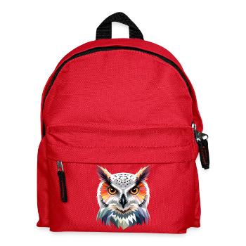 Snowy Owl White Owl Owl Owl Owl Snow Owl - Kids' Backpack - red - Front