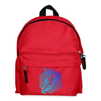 Clear handball motif for every day for men - Kids' Backpack - red - Front