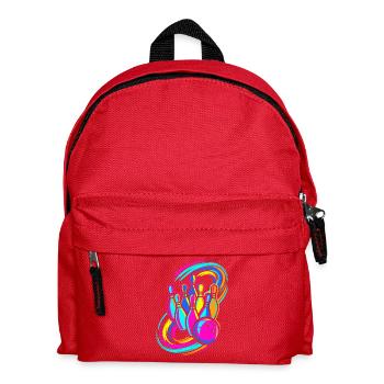 Bowling Pins - Kids' Backpack - red - Front