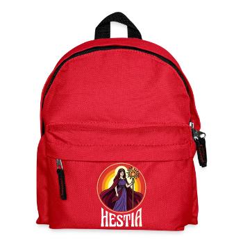 Hestia Feuerkreis Göttin - Kinder Rucksack - Rot - Vorne