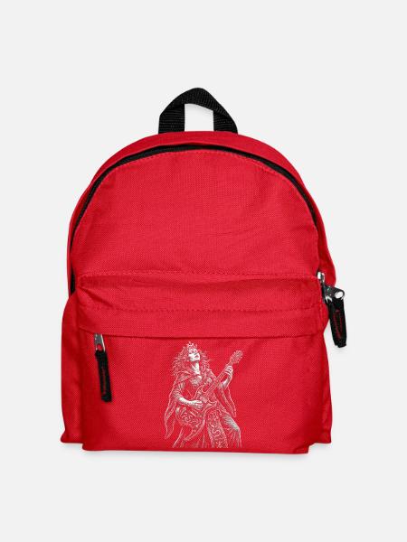 Hecate spielt Gitarre - Kinder Rucksack - Rot