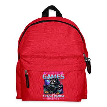 Gamer Gaming Cat Video Game - Kids' Backpack - red - Front