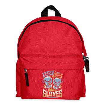 Raise Your Gloves Boxing Gloves - Kids' Backpack - red - Front