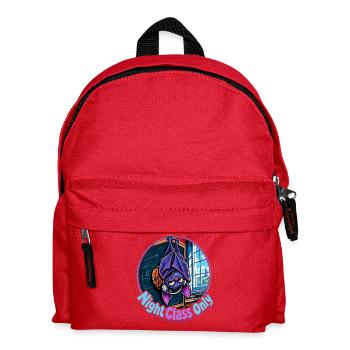 Halloween Fledermaus Night Class Only für - Kinder Rucksack - Rot - Vorne