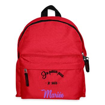 FUTURE MARIEE. EVJF. MARIEE. TEAM. TEAM MARIEE - Sac à dos Enfant - rouge - Devant