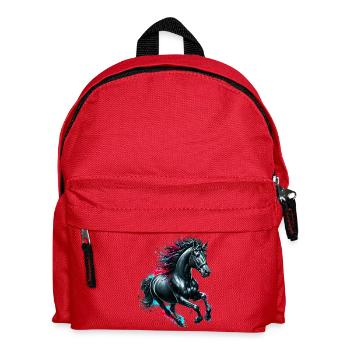 Horse - Kids' Backpack - red - Front