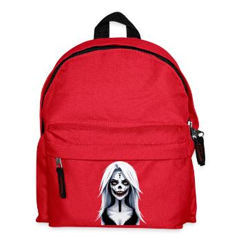 Visage de squelette Banshee Halloween - Sac à dos Enfant - rouge - Devant