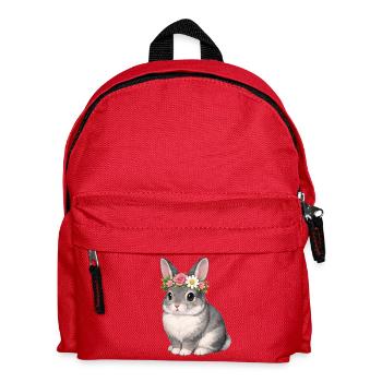 Chinchilla Rabbit - Kids' Backpack - red - Front