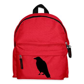 crow - Kids' Backpack - red - Front