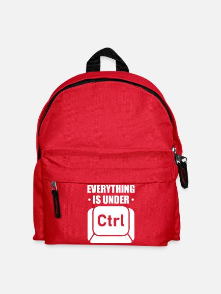 Alles steht unter Ctrl – Fachhumor für die IT-PR - Kinder Rucksack - Rot