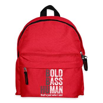 Old Bass Player Bold - Kinder Rucksack - Rot - Vorne