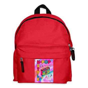 K-Pop Style - Kids' Backpack - red - Front