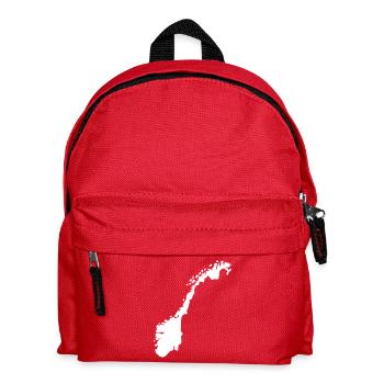 Norwegen - Kinder Rucksack - Rot - Vorne