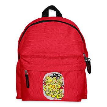 Kunst Urban Decay Modell - Kinder Rucksack - Rot - Vorne
