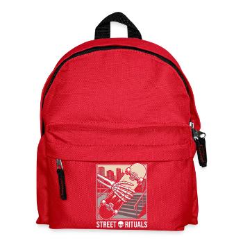 Skater Street Rituals Shirt, Hoodie, Bag and Cap - Kids' Backpack - red - Front