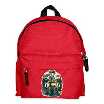 FAIRWAY RESET HOUR - Kids' Backpack - red - Front