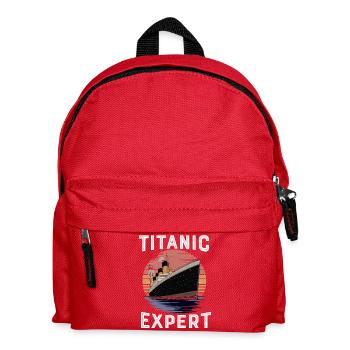 Titanic Expert White Starline RMS Titanic Boys - Kids' Backpack - red - Front