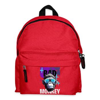 Bad Monkey Neon Sunglasses - Kids' Backpack - red - Front