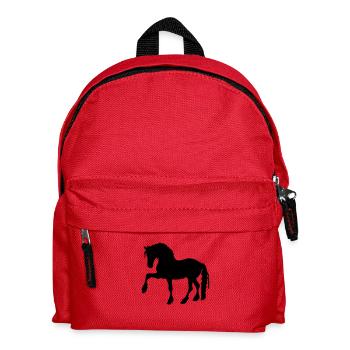 Cheval frison - Sac à dos Enfant - rouge - Devant