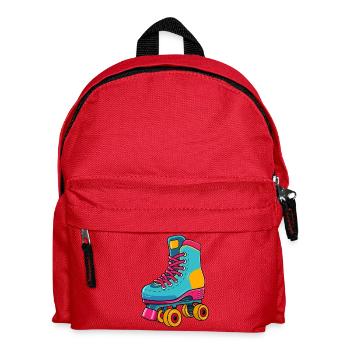 Roller Roller Retro – Coloré et emblématique - Sac à dos Enfant - rouge - Devant