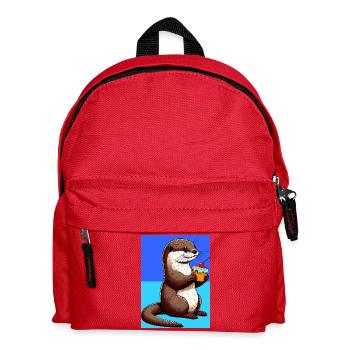 Otter - Kinder Rucksack - Rot - Vorne