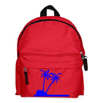 Palmiers - Sac à dos Enfant - rouge - Devant