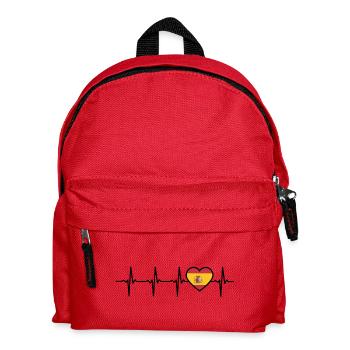 Espagne Heartbeat Espagnols - Sac à dos Enfant - rouge - Devant