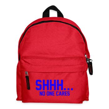 CHUT... Personne ne s’en soucie - Sac à dos Enfant - rouge - Devant