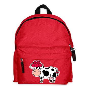 Petite vache de la Forêt-Noire - Sac à dos Enfant - rouge - Devant