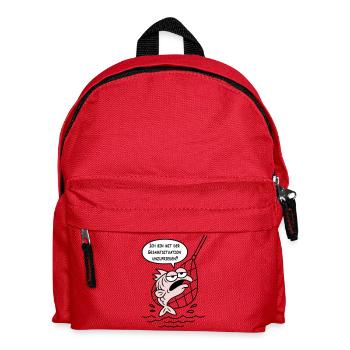 Insatisfait de la situation générale ! COULEURS PERSONNALISÉES ! - Sac à dos Enfant - rouge - Devant