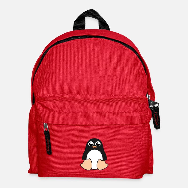 penguin3 - Kinder Rucksack - Rot